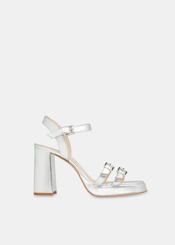 Silver Limited Addie Heeled Sandal