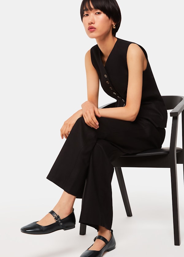 Black Elba Ballet Pump