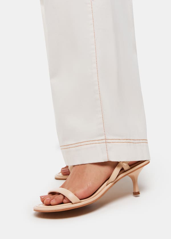 Neutral Enslee Heeled Sandal