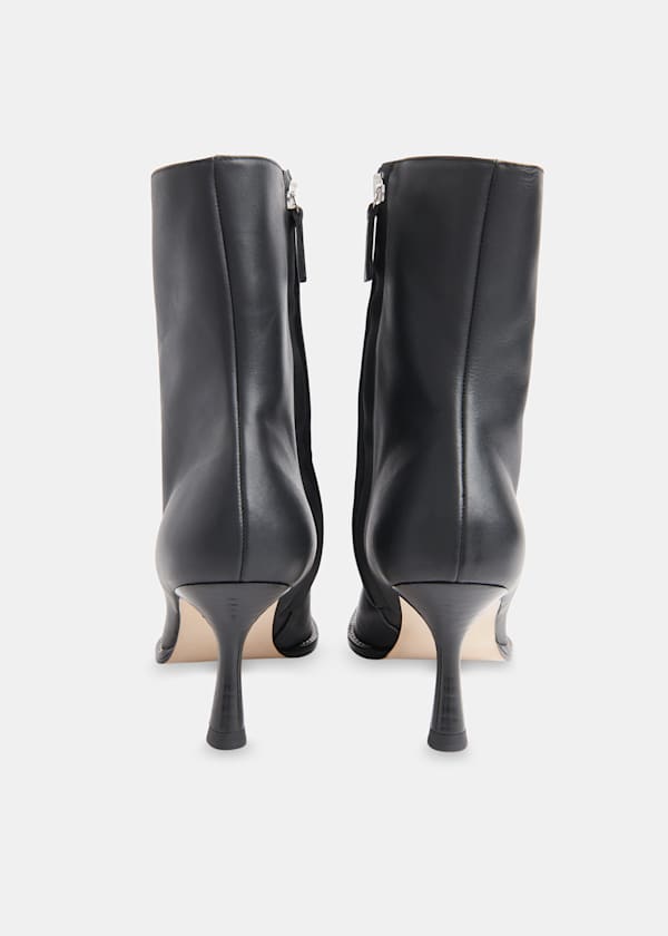 Black Nettie Stitch Detail Boot