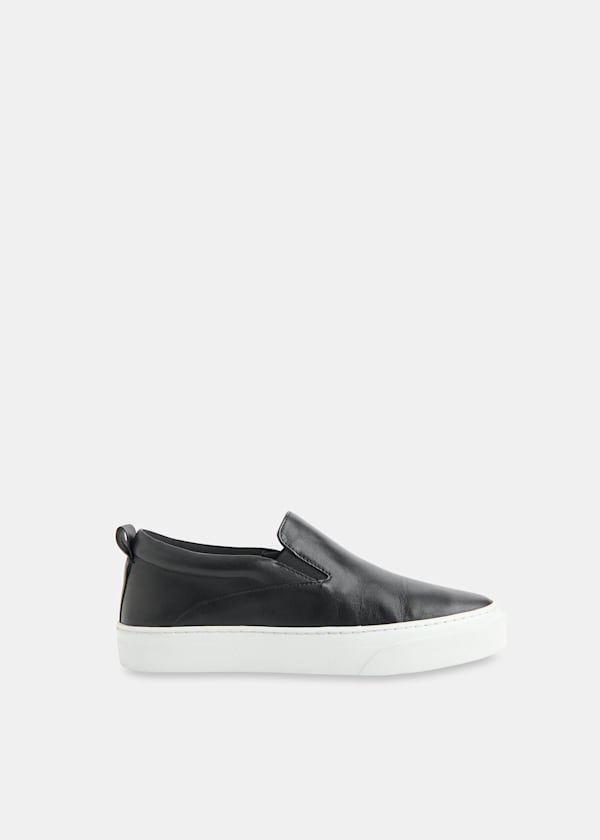 Black Kinsley Slip On Trainer