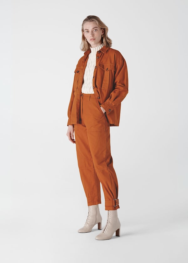 Tobacco Cadi Utility Cargo Pants 