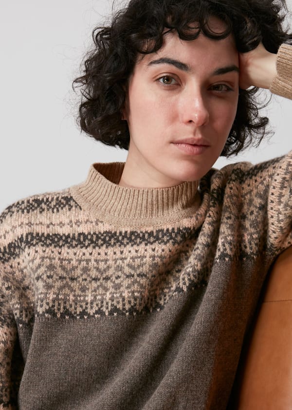 Fairisle Crew Neck Sweater