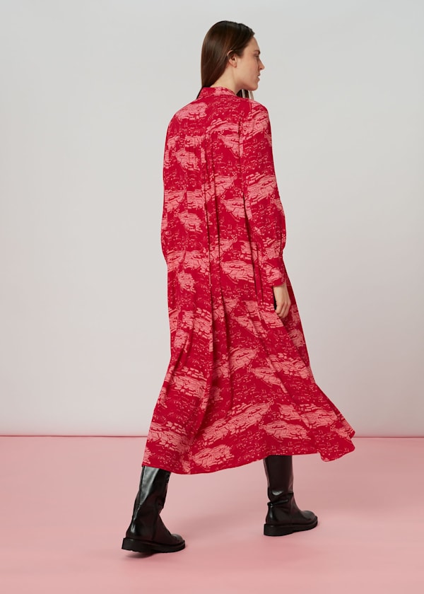 Multicolour Field Print Dress