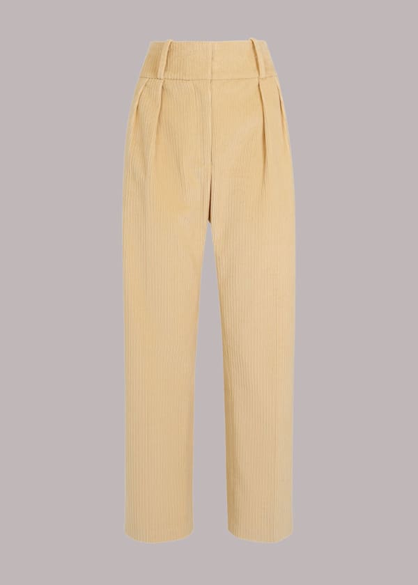Beige Suki Cord Trouser