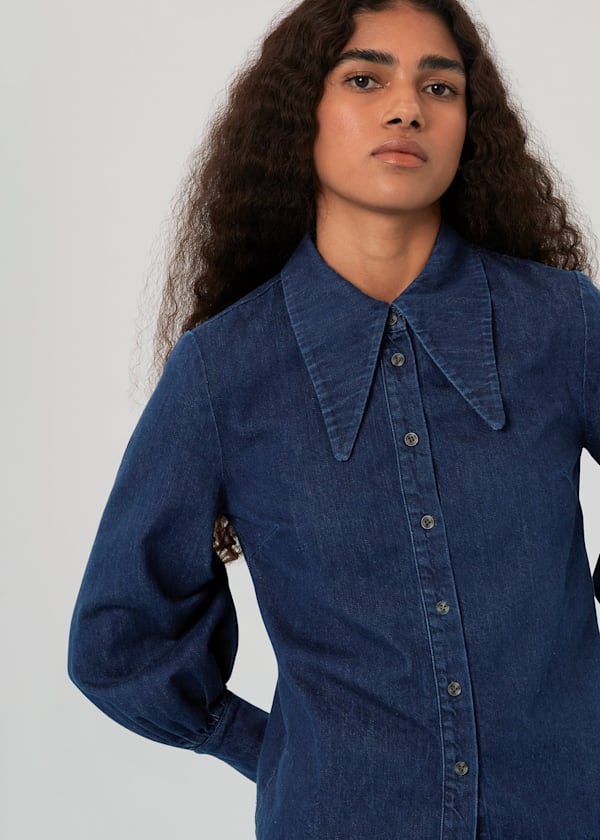 Nino Chambray Collared Shirt