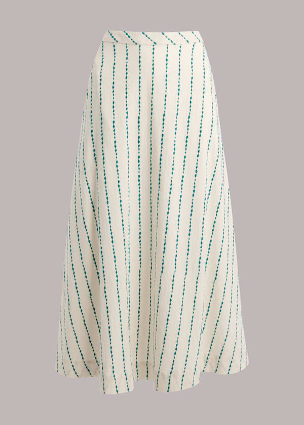 Multicolour Mari Embroidered Circle Skirt