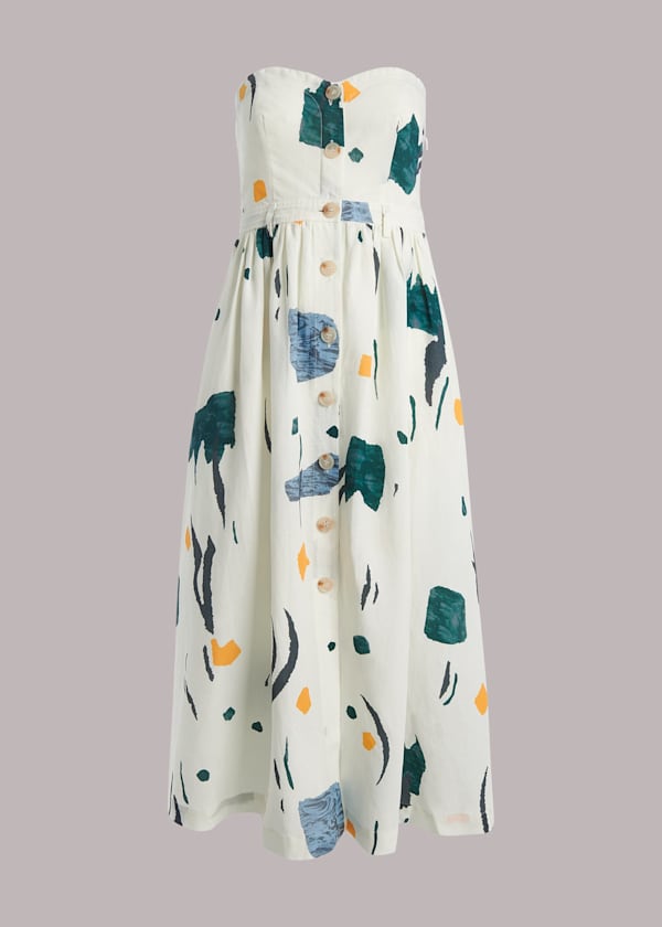 Multicolour Alana Bandeau Abstract Dress