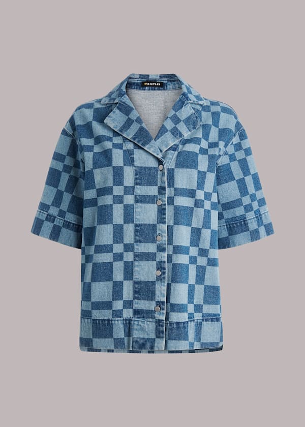 Blue Billie Checkerboard Shirt