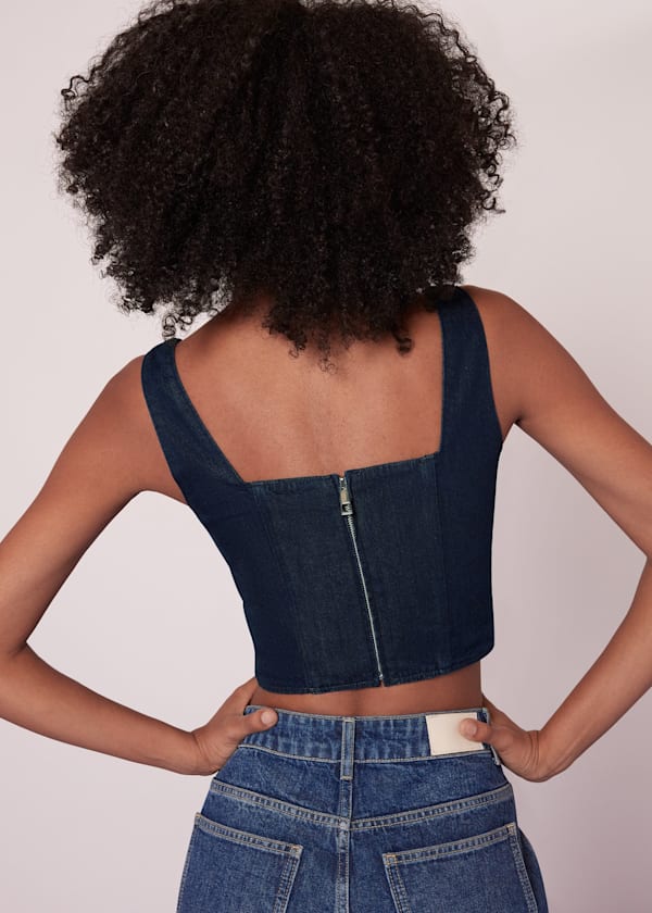 Nina Chambray Denim Corset