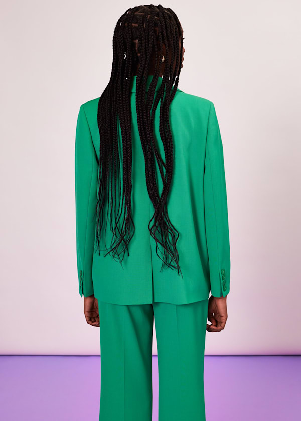 Green Selma Blazer