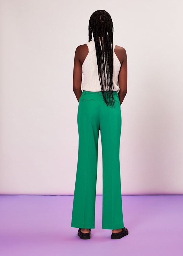 Green Flora Slim Tailored Pant
