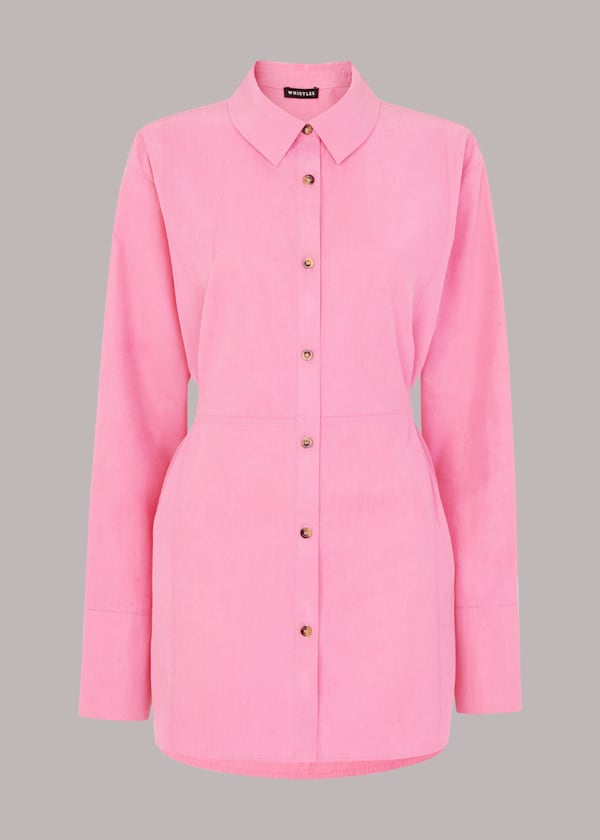 Pink Janet Tie Shirt