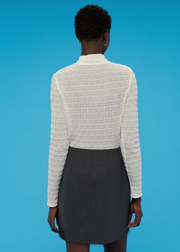 Grey Lola Mini Skirt