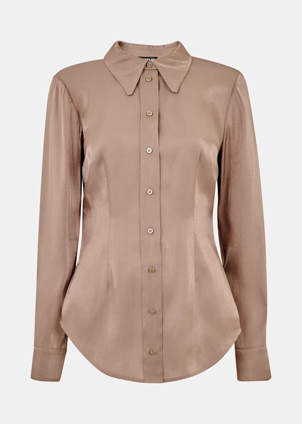 Pewter Tara Metallic Shirt