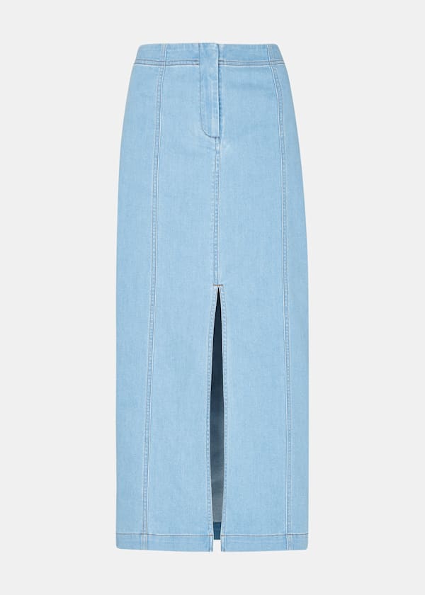 Denim Maxi Skirt