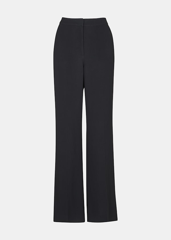 Black Leyla Crepe Pants 