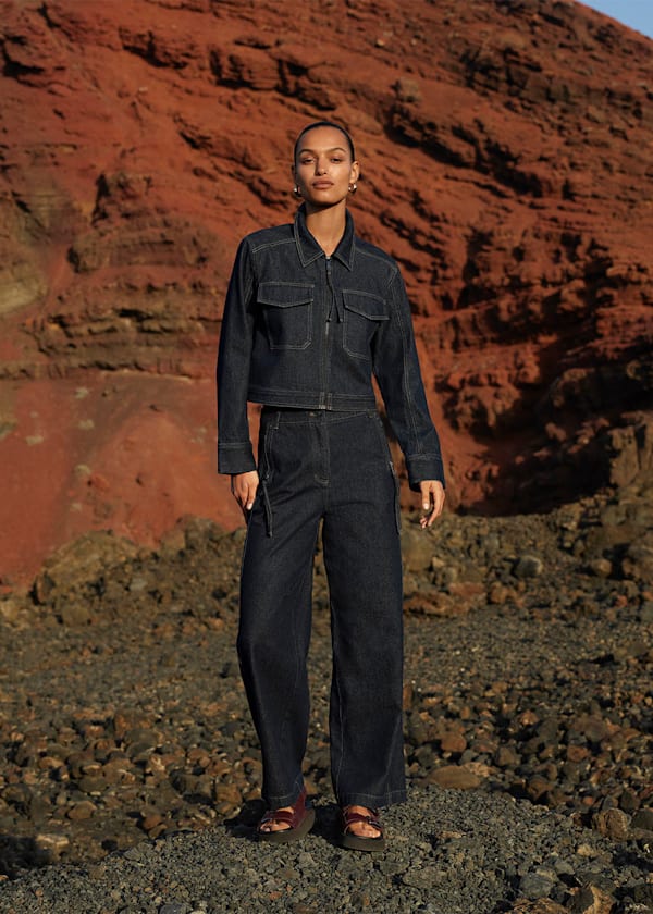 Suzana Western Denim Jacket