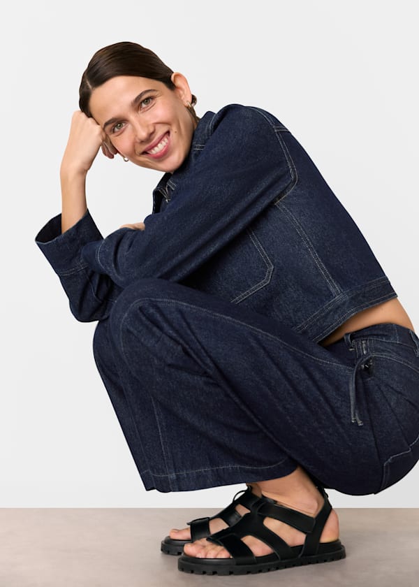 Sandy Western Denim Trouser