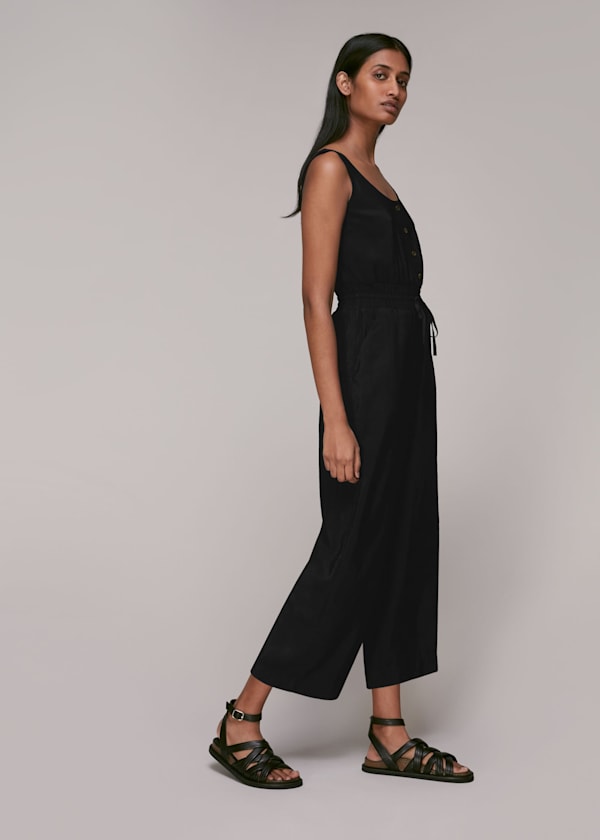 Black Quinn Casual Jumpsuit