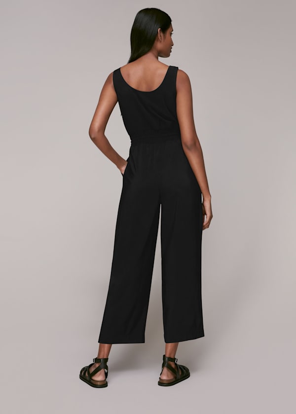 Black Quinn Casual Jumpsuit