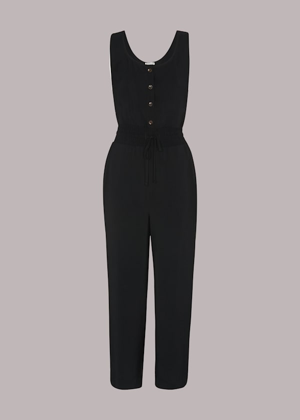 Black Quinn Casual Jumpsuit