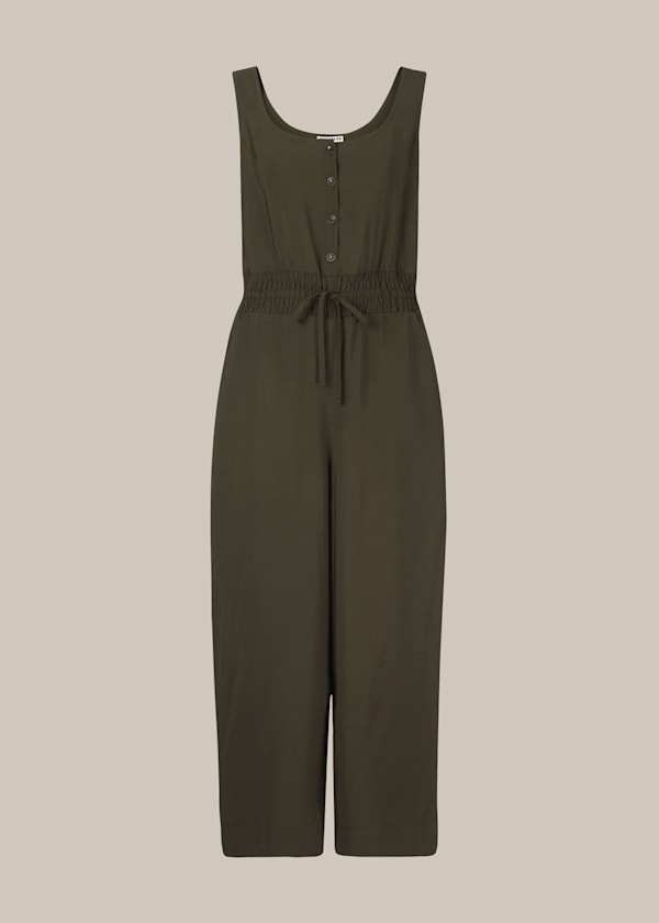 Khaki Quinn Casual Jumpsuit