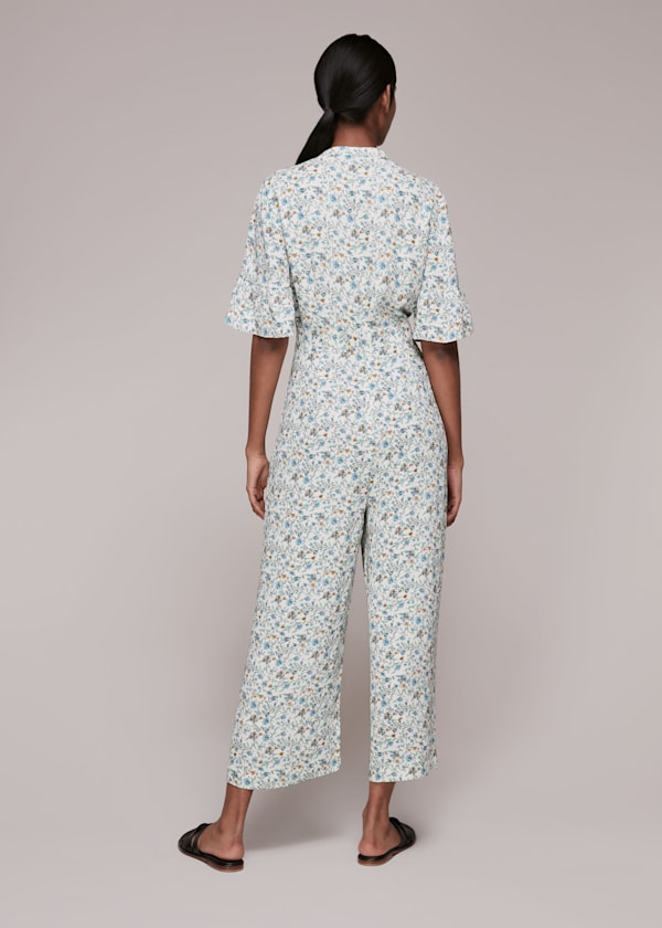 Multicolour Freya Summer Floral Jumpsuit