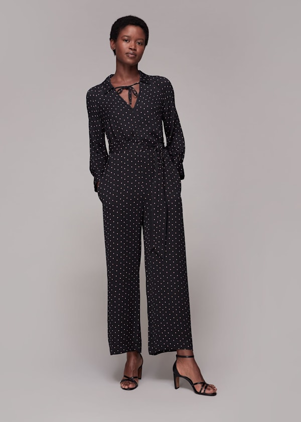 Multicolour Abby Star Print Jumpsuit