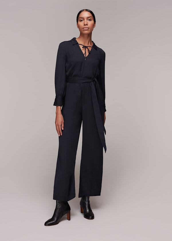 Abby Tie Detail Jumpsuit