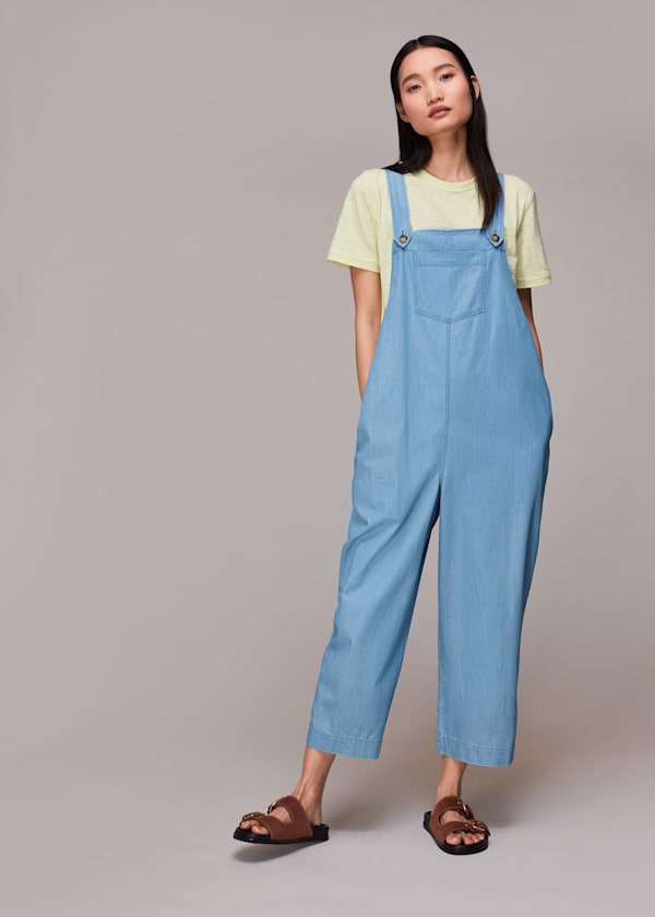 Light Wash Rita Dungarees