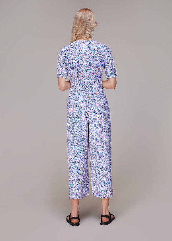 Multicolour Floral Garden Print Jumpsuit
