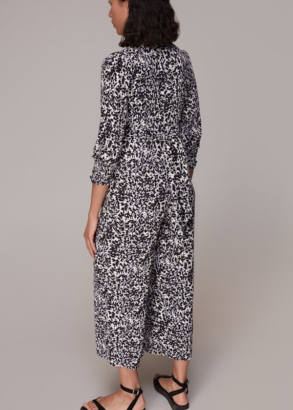 Smudged Cheetah Jumpsuit
