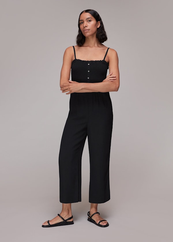 Nadia Shirred Jumpsuit