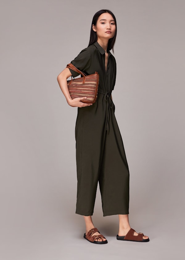 Khaki Jenny Jumpsuit