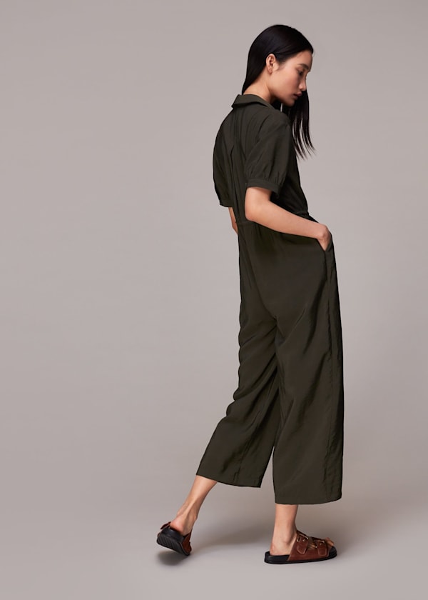 Khaki Jenny Jumpsuit