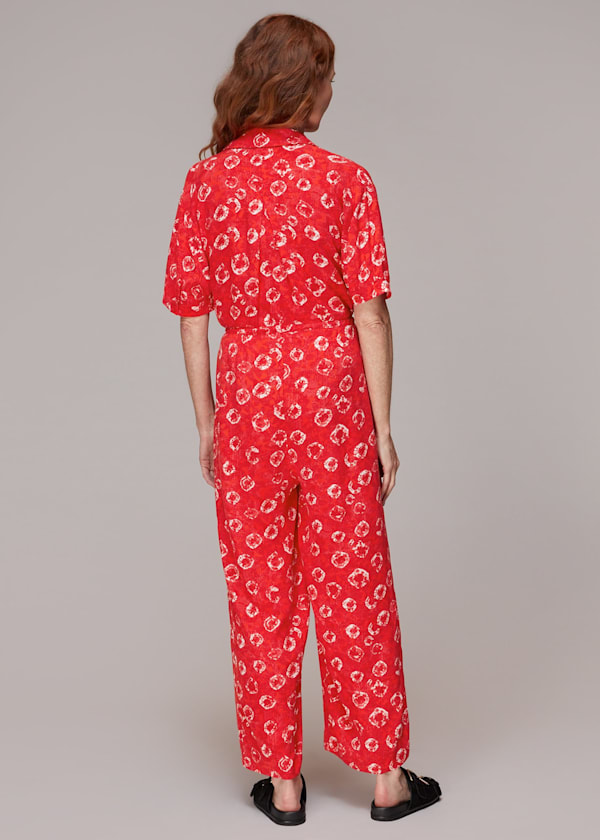 Multicolour Jenny Tie Dye Floral Jumpsuit