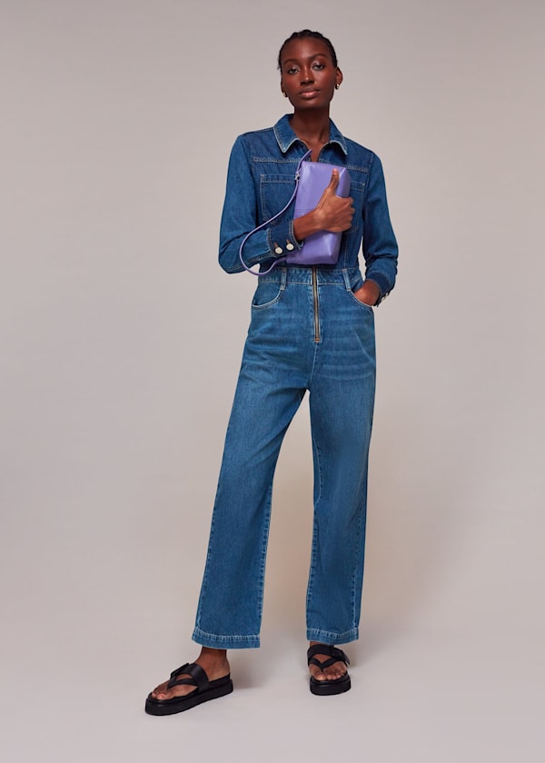 Denim Elliot Patchwork Boilersuit