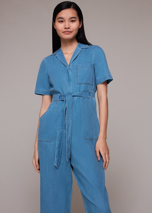 Ciara Denim Jumpsuit