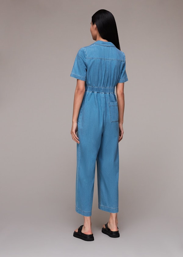 Ciara Denim Jumpsuit