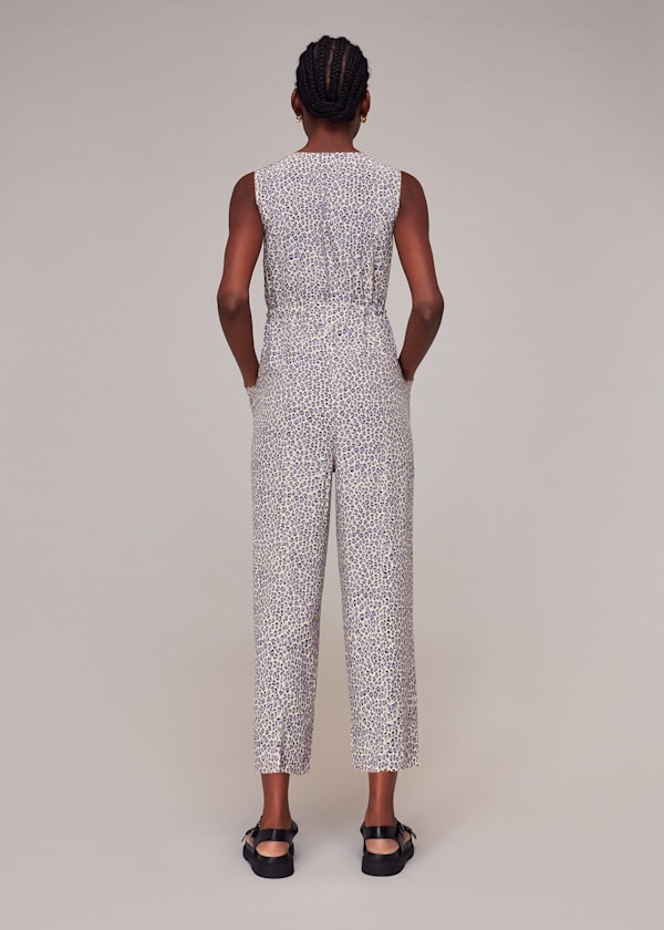 Lilac Dashed Leopard Jess Jumpsuit