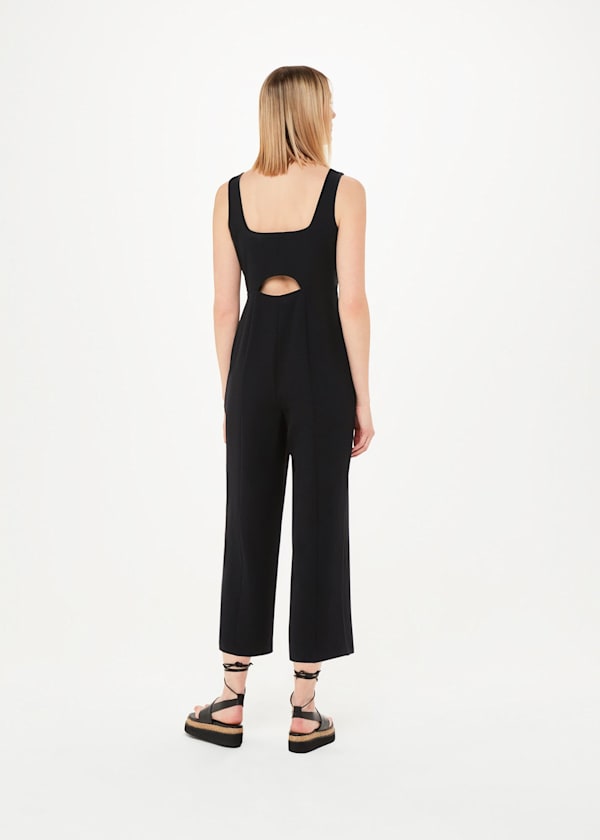 Black Elsie Square Neck Jumpsuit