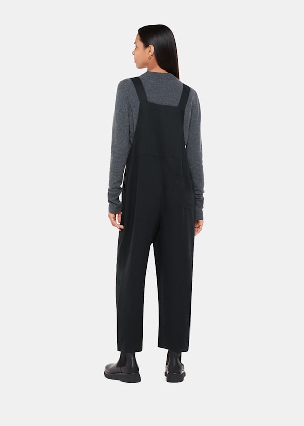 Black Riley Dungarees