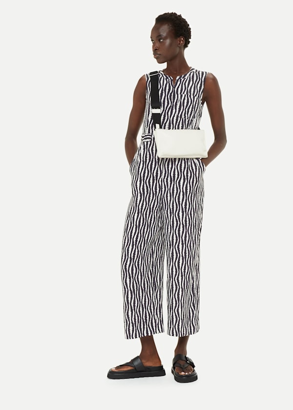Black Optical Rope Josie Jumpsuit