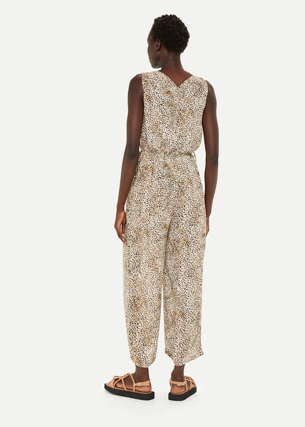Multicolour Ink Spot Jumpsuit