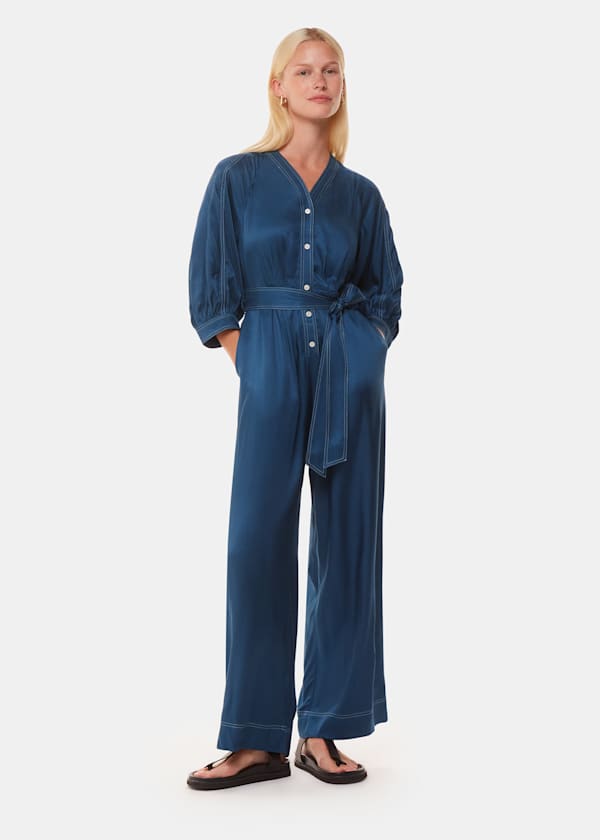 Mabel Topstitch Jumpsuit