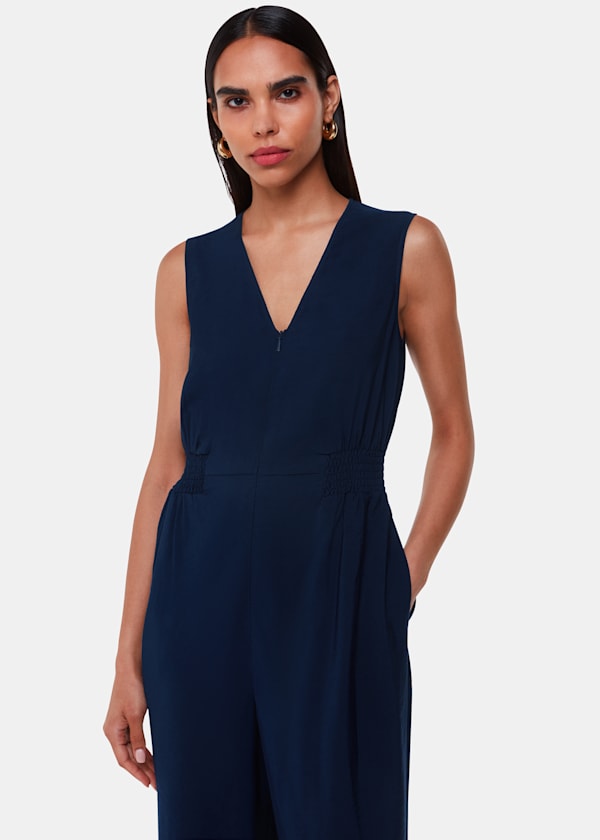 Navy Remmie Jumpsuit