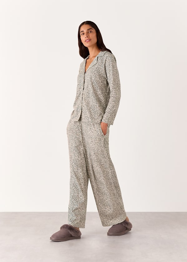 Leopard Print Mini Animal Print Pyjama Set