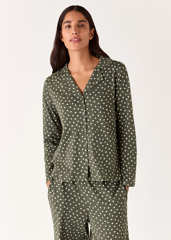Multicolour Irregular Spot Print Pyjamas