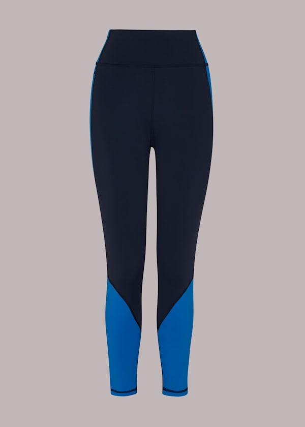 Blue Panel Sports Legging